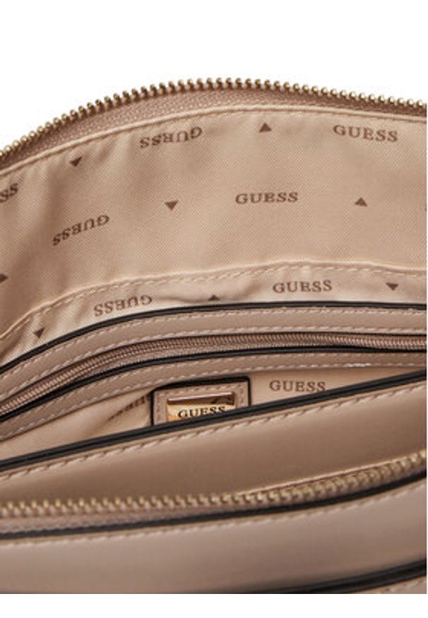 Guess Torebka Daryna II HWVG72 08060 Beżowy. Kolor: beżowy. Materiał: skórzane