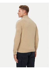 Aeronautica Militare Sweter 262MA1670UL00506 Beżowy Regular Fit. Kolor: beżowy. Materiał: bawełna #3