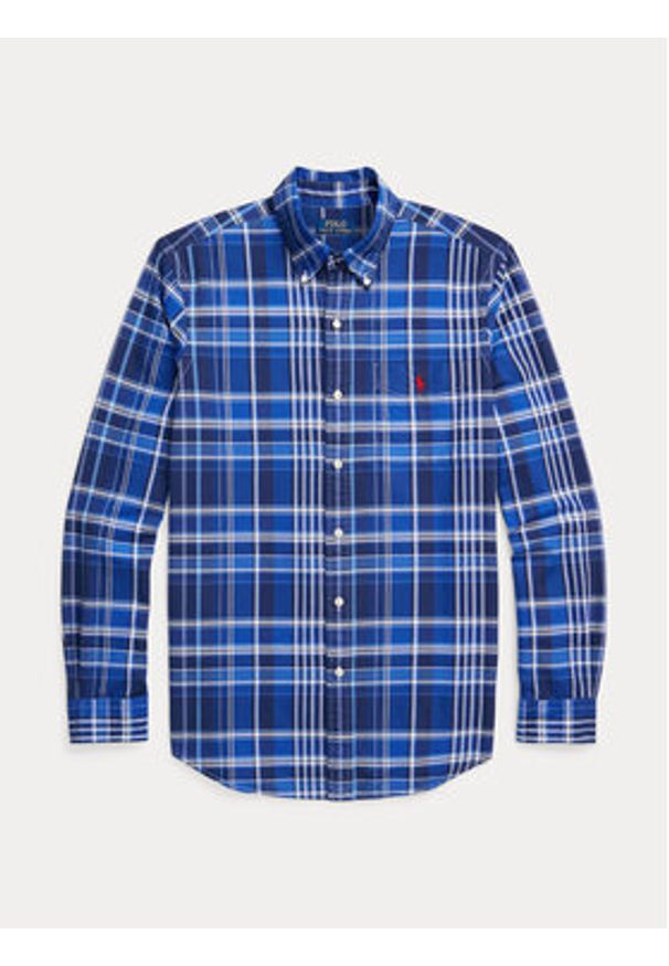 Polo Ralph Lauren Koszula 710897267006 Kolorowy Custom Fit. Typ kołnierza: polo. Materiał: bawełna. Wzór: kolorowy