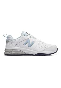 Buty New Balance W WX624WB5 białe. Okazja: na co dzień. Kolor: biały. Materiał: skóra. Szerokość cholewki: normalna. Sport: fitness