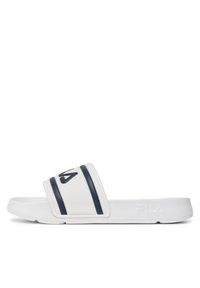 Fila Klapki Morro Bay Slipper 2.0 1010901.1FG Biały. Kolor: biały. Materiał: skóra