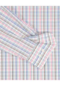PAUL & SHARK - Biała koszula w kratkę. Kolor: szary. Materiał: bawełna. Długość rękawa: długi rękaw. Długość: długie. Wzór: kratka. Sezon: lato. Styl: vintage, elegancki #3
