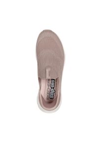skechers - Tenisówki Skechers Model Glide Step Pro Slip-ins Kolor Jasnobrązowy. Kolor: brązowy. Materiał: tkanina