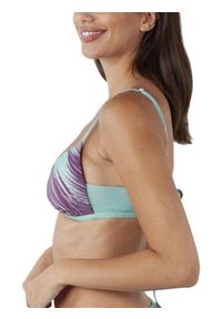 Damski stanik bikini Barts Tasman Fixed Triangle. Kolor: wielokolorowy, fioletowy, zielony