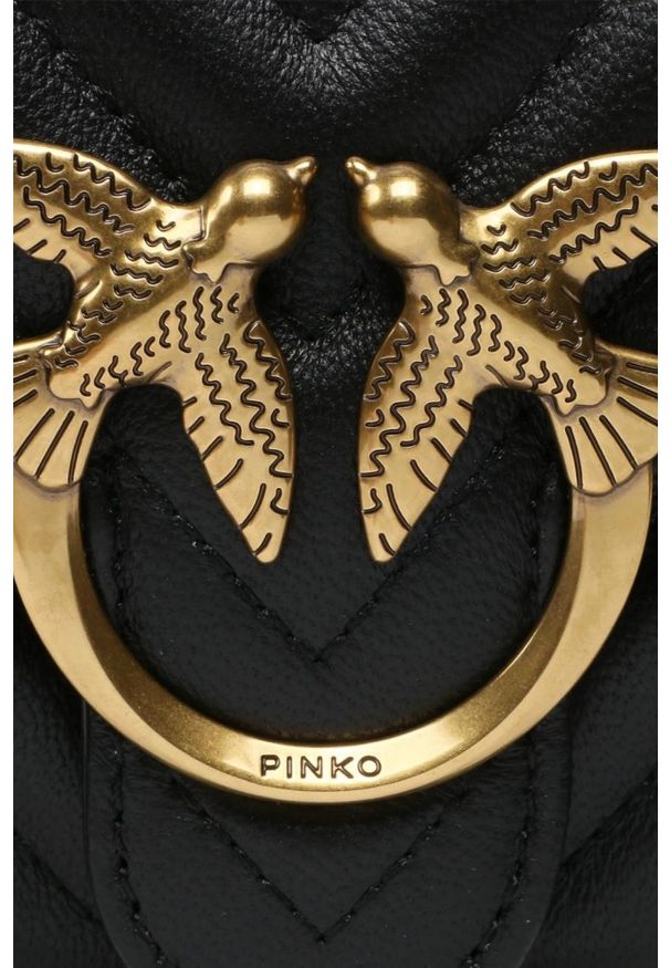 Pinko - PINKO Czarna torebka Love One Wallet C AW25. Kolor: czarny