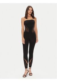 Wolford Kombinezon Venus 57177 Czarny Slim Fit. Kolor: czarny. Materiał: syntetyk