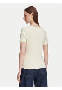 Weekend Max Mara T-Shirt Multij 2625946031 Kremowy Regular Fit. Kolor: kremowy. Materiał: bawełna #2