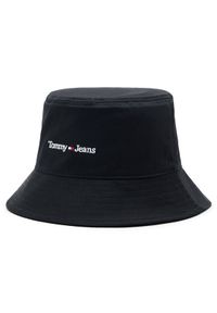 Tommy Jeans Kapelusz Sport Bucket AW0AW14989 Czarny. Kolor: czarny. Materiał: materiał, bawełna. Styl: sportowy