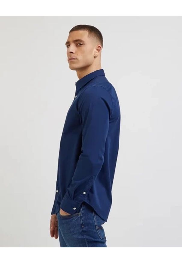 Lee - LEE MĘSKA KOSZULA PATCH SHIRT EMPEROR NAVY 112341763 LL37015537