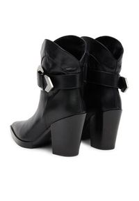 Karl Lagerfeld - KARL LAGERFELD Botki KL37255 Czarny. Kolor: czarny. Materiał: skóra