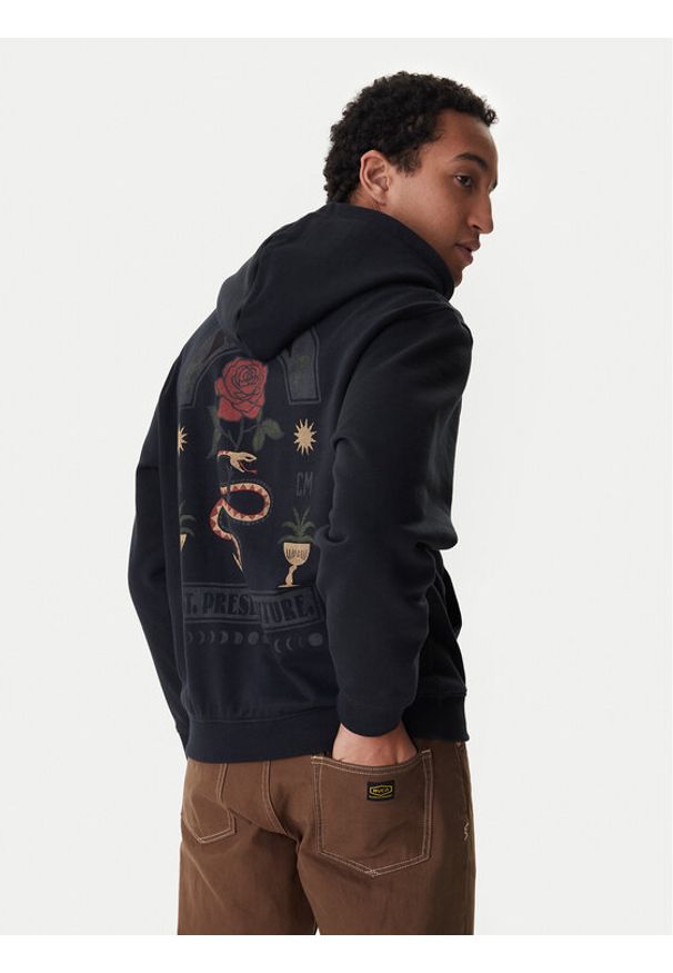 RVCA Bluza Roses Poster EVYSF00135 Czarny Regular Fit. Kolor: czarny. Materiał: bawełna