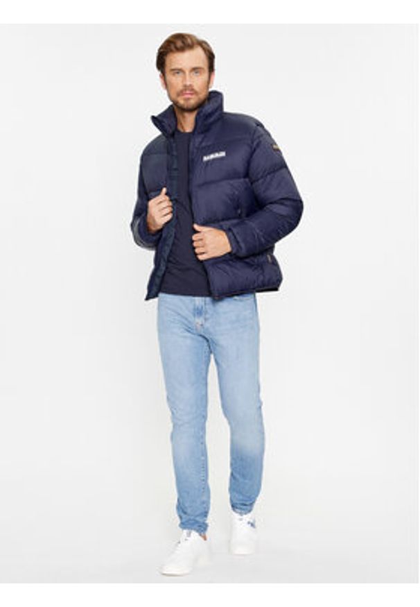 Napapijri Kurtka zimowa NP0A4GJF Granatowy Regular Fit. Kolor: niebieski. Materiał: syntetyk. Sezon: zima