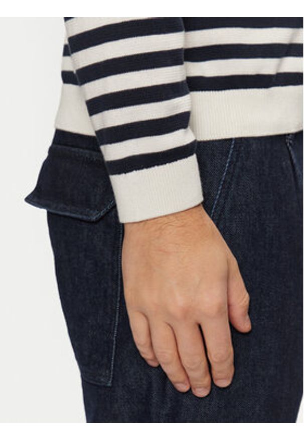 Jack & Jones Sweter Calvin 12269031 Czarny Relaxed Fit. Kolor: czarny. Materiał: bawełna