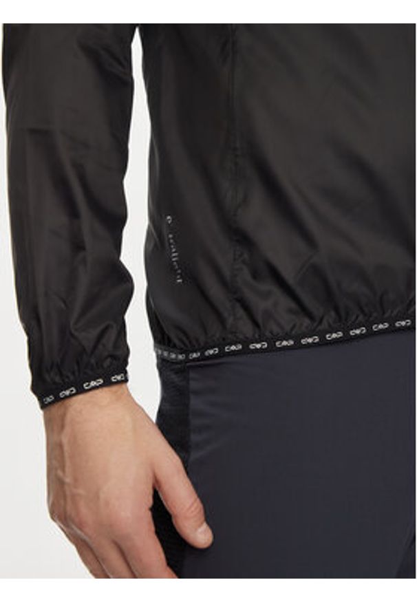 CMP Kurtka do biegania 3C46777T Czarny Regular Fit. Kolor: czarny. Materiał: syntetyk