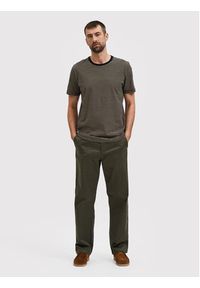 Selected Homme T-Shirt Norman 16080129 Czarny Regular Fit. Kolor: czarny. Materiał: bawełna #5