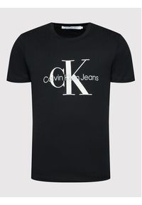 Calvin Klein Jeans T-Shirt J30J320935 Czarny Slim Fit. Kolor: czarny. Materiał: bawełna #4
