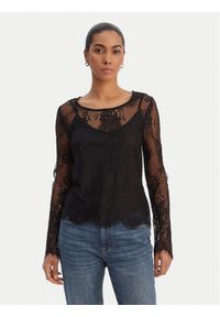 Morgan Bluzka 261-TCITY Czarny Regular Fit. Kolor: czarny. Materiał: syntetyk #1