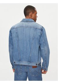 Wrangler Kurtka jeansowa 124MJ 112350476 Niebieski Regular Fit. Kolor: niebieski. Materiał: bawełna