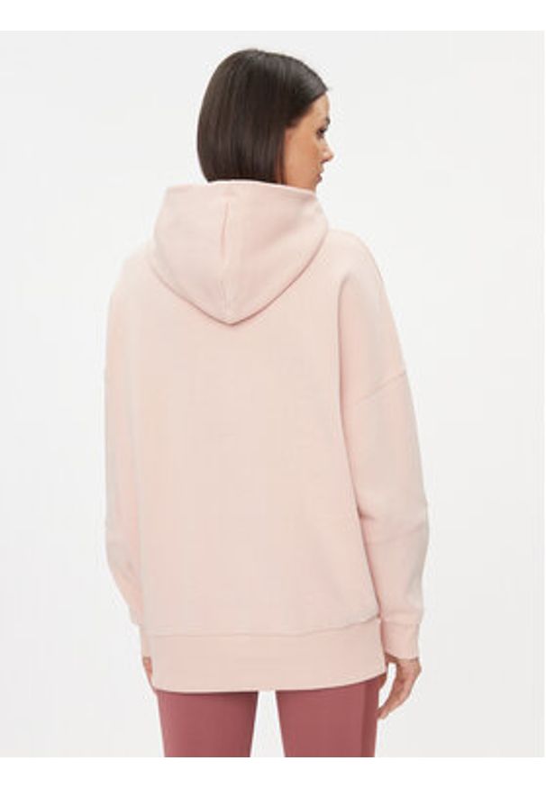Reebok Bluza Lux IL2104 Różowy Oversize. Kolor: różowy. Materiał: syntetyk, bawełna
