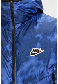 Nike Sportswear - Kurtka puchowa. Okazja: na co dzień. Typ kołnierza: kaptur. Kolor: niebieski. Materiał: puch. Styl: casual #2