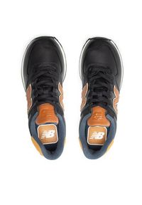 New Balance Sneakersy ML574OMD Czarny. Kolor: czarny. Materiał: skóra. Model: New Balance 574