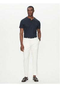 Marciano Guess T-Shirt 5GHI07 6323A Granatowy Regular Fit. Kolor: niebieski. Materiał: lyocell #3