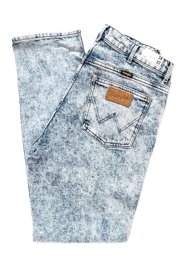 Wrangler - WRANGLER RETRO SLIM BLUE FLAKE W239FK18B 112127891. Stan: podwyższony. Styl: retro