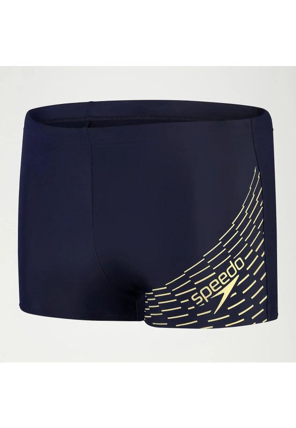 Spodenki kąpielówki męskie Speedo Medley Logo Aquashort. Kolor: żółty, wielokolorowy, niebieski
