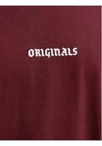 Jack & Jones T-Shirt Meadows Minimal 12283630 Czerwony Loose Fit. Kolor: czerwony. Materiał: bawełna #4