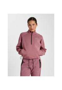 Bluza damska Hummel Tech Boxy. Kolor: fioletowy. Materiał: polar. Sezon: zima