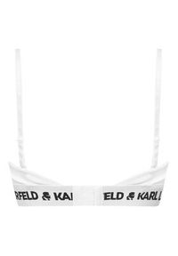 Karl Lagerfeld - KARL LAGERFELD Biustonosz braletka A1W47006 Biały. Kolor: biały. Materiał: lyocell #3