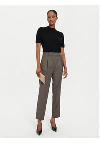 Weekend Max Mara Spodnie materiałowe Caldaia 2425136132 Brązowy Slim Fit. Kolor: brązowy. Materiał: wełna #3