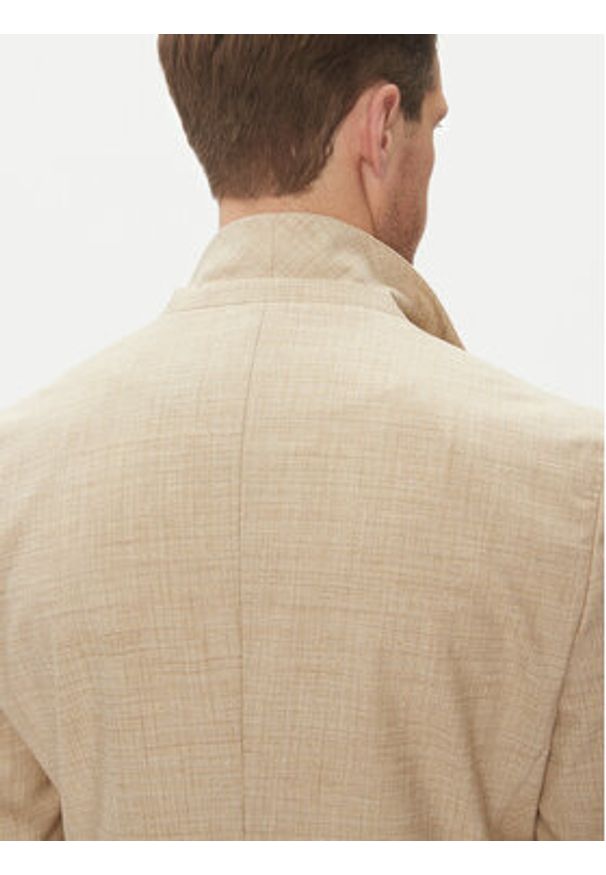 BOSS Garnitur C-Huge-2Pcs-Db-252 50540783 Écru Slim Fit. Kolor: kremowy. Materiał: bawełna, wełna