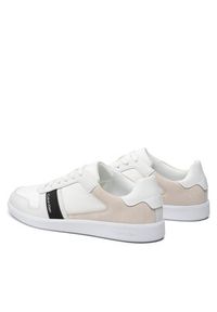Calvin Klein Sneakersy Low Top Lace Up Mix HM0HM00491 Biały. Kolor: biały. Materiał: materiał #6