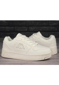 Buty damskie trampki sportowe Kappa EMELA. Kolor: biały. Materiał: tkanina, materiał, guma, syntetyk