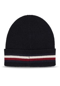 TOMMY HILFIGER - Tommy Hilfiger Czapka Corporate Beanie AM0AM11484 Czarny. Kolor: czarny. Materiał: bawełna #4
