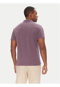 Pepe Jeans Polo New Oliver PM542099 Fioletowy Regular Fit. Typ kołnierza: polo. Kolor: fioletowy. Materiał: bawełna