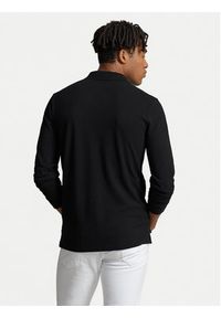 Polo Ralph Lauren Polo 710680790045 Czarny Custom Slim Fit. Typ kołnierza: polo. Kolor: czarny. Materiał: bawełna #3