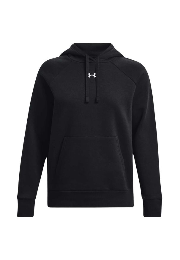 Bluza treningowa damska Under Armour Ua Rival Fleece Hoodie. Typ kołnierza: kaptur. Kolor: biały, wielokolorowy, czarny, szary