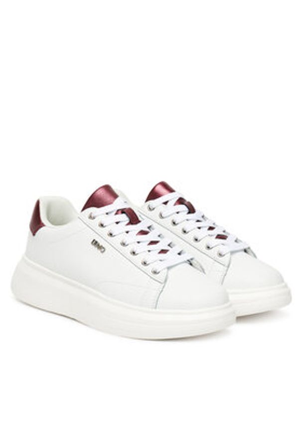 Liu Jo Sneakersy Babol 01 BF5059 PX748 Biały. Kolor: biały. Materiał: skóra