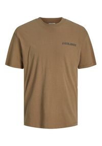 Jack & Jones - Jack&Jones T-Shirt 12235135 Beżowy Relaxed Fit. Kolor: beżowy. Materiał: bawełna #4