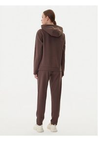 EA7 Emporio Armani Dres 7W000116 AF10443 U6063 Brązowy Regular Fit. Kolor: brązowy. Materiał: syntetyk