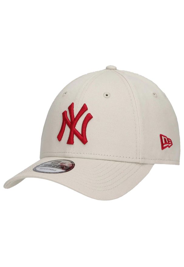 Czapki New Era Model League Essential 9forty Kolor Beżowy. Kolor: beżowy. Materiał: bawełna