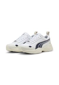 Puma - Sneakersy unisex Cilia Mode Lux PUMA White Navy Warm Blue. Kolor: biały, niebieski, wielokolorowy