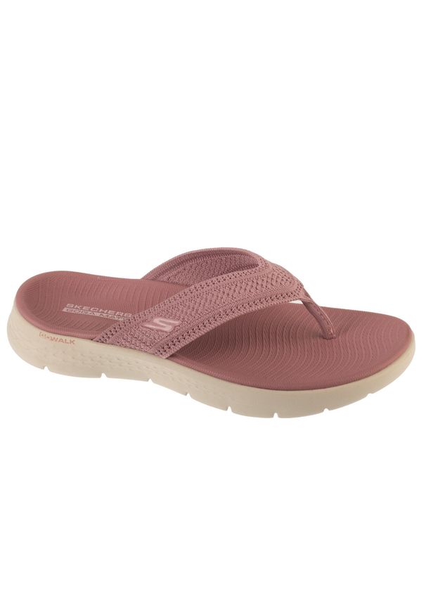 skechers - Japonki damskie, Go Walk Flex Sandal - Holly. Kolor: fioletowy