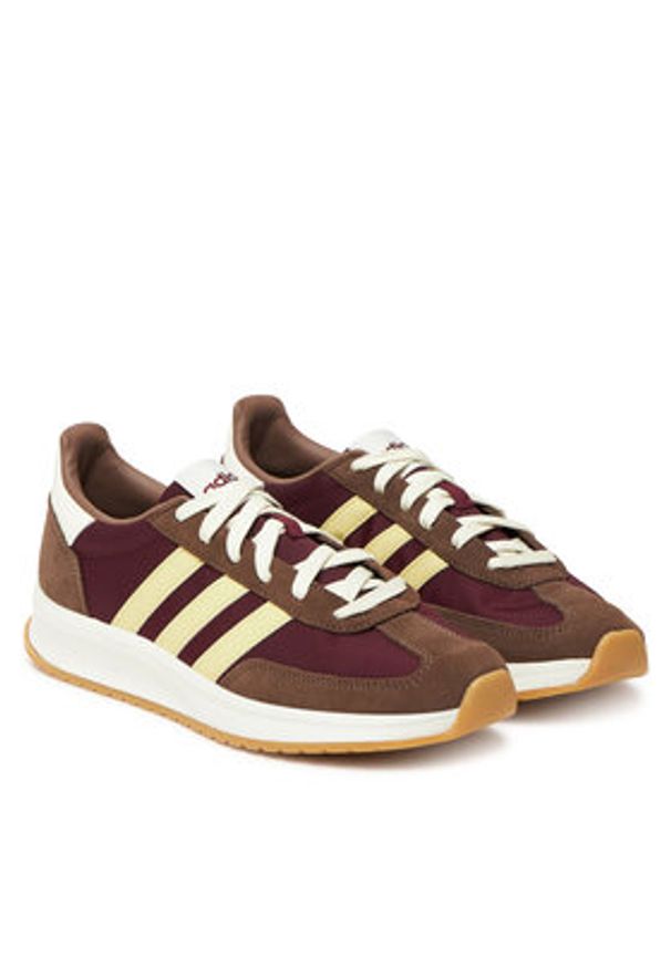 Adidas - adidas Sneakersy RUN 70s 2.0 JQ9589 Bordowy. Kolor: czerwony. Materiał: materiał. Sport: bieganie