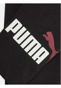 Puma Legginsy Ess Logo 671133 Czarny Tight Fit. Kolor: czarny. Materiał: bawełna