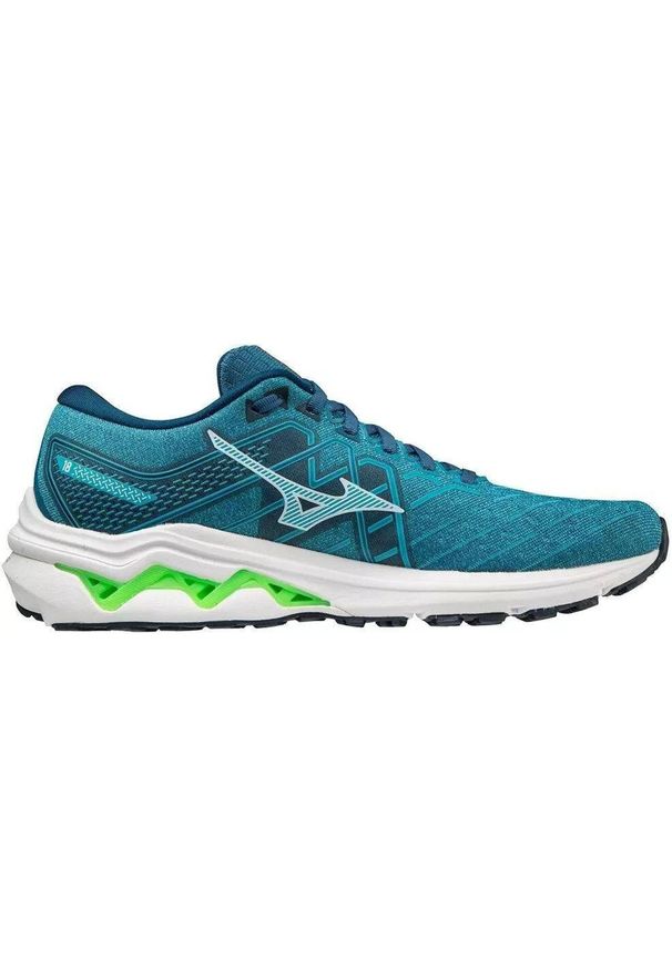 Buty do biegania męskie Mizuno WaveInspire 18. Kolor: niebieski. Model: Mizuno Wave