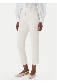 JOOP! Chinosy Petunia 30102026 Écru Slim Fit. Kolor: kremowy. Materiał: wiskoza #1