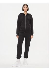 GANT - Gant Bluza Rel Shield Zip Hoodie 4204665 Czarny Relaxed Fit. Kolor: czarny. Materiał: bawełna #4
